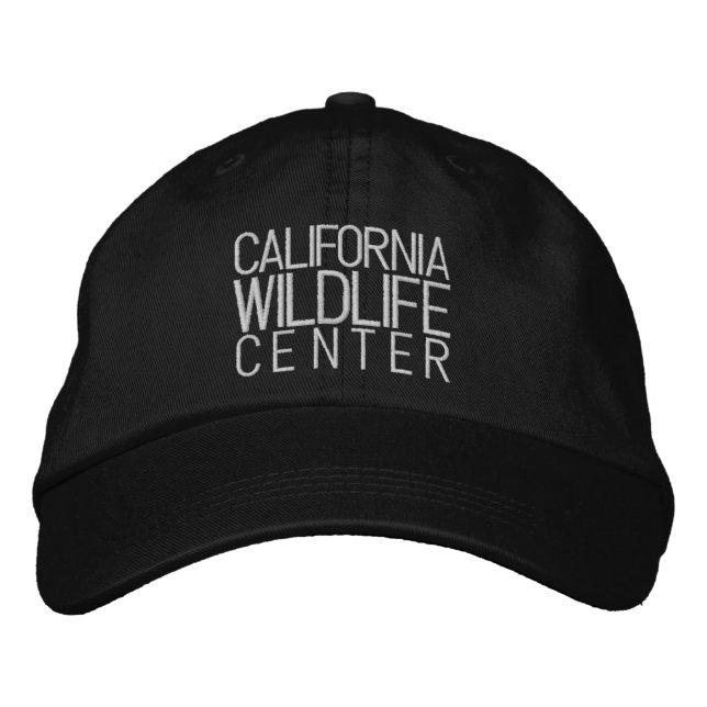 California Wildlife Center Hat - Black (Front)