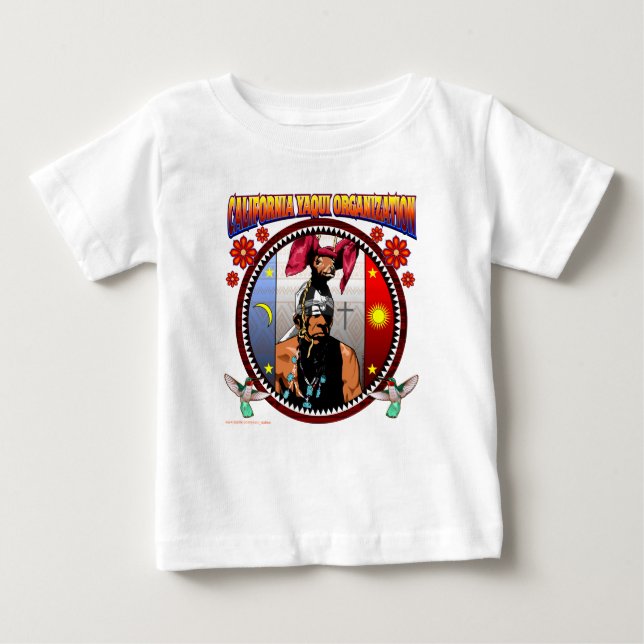 California Yaqui Organization baby tee (Front)