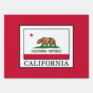 California Yard Sign