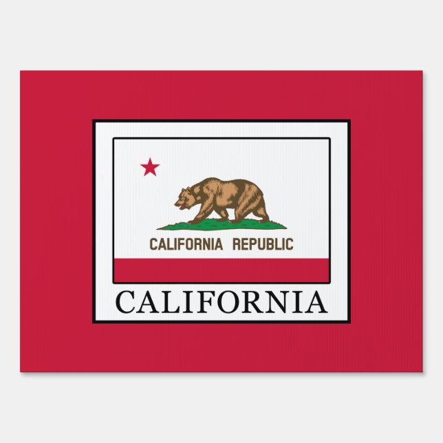 California Yard Sign (Front)