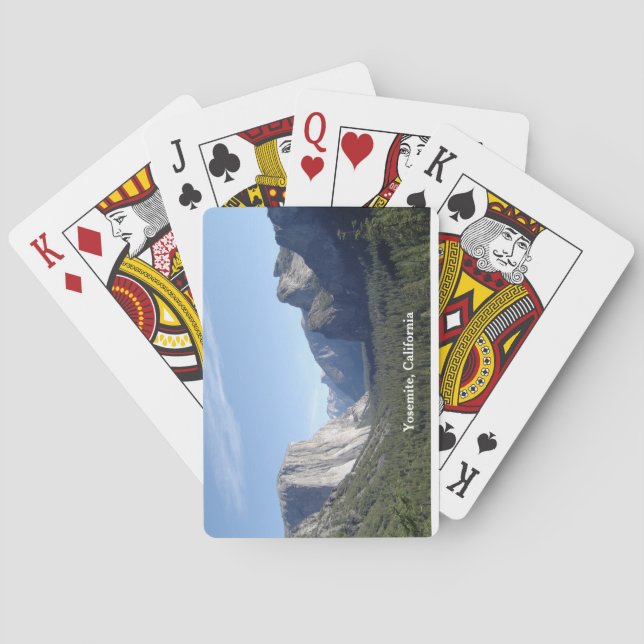 California | Yosemite National Park Photo Poker Cards (Back)