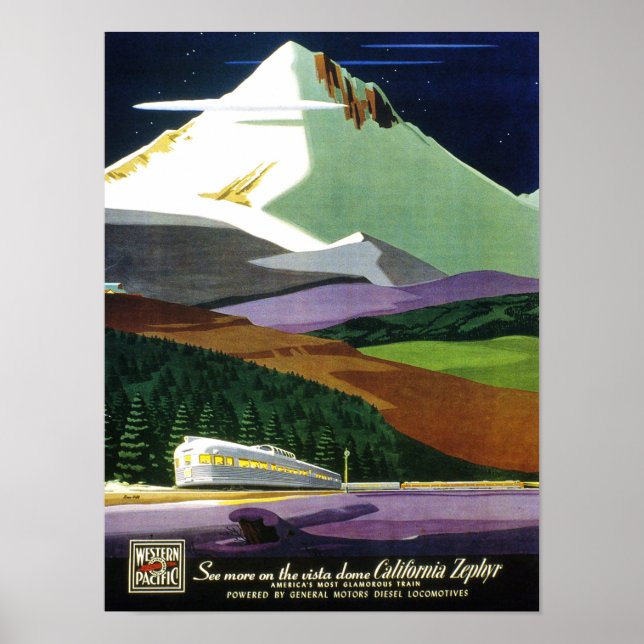 California Zephyr Poster (Front)