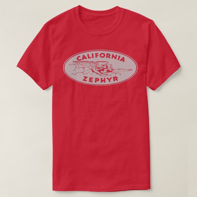 California Zephyr T-Shirt (Design Front)