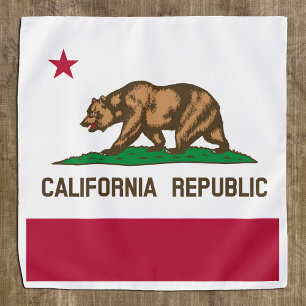 Californian Flag bandana, California fashion /USA Bandana