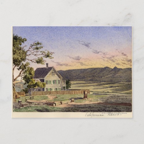 Californian Ranch Postcard