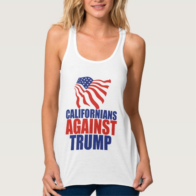 Californians Against Trump Tank Top (Front)