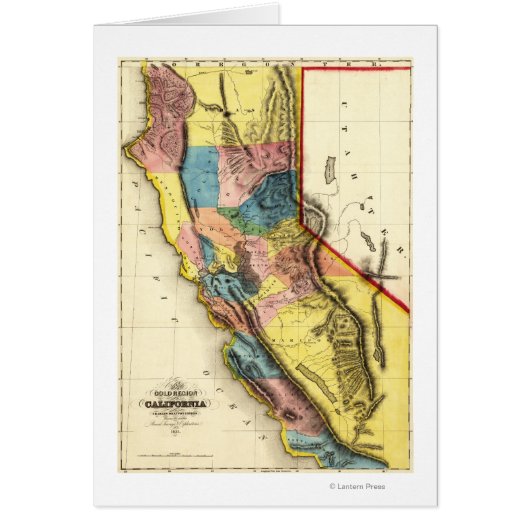 CaliforniaPanoramic Map Cards (Front)