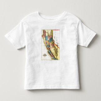CaliforniaPanoramic Map Toddler T-shirt
