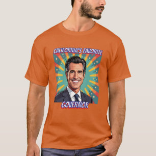 California's Favorite Governor   Gavin Newsom T-Shirt
