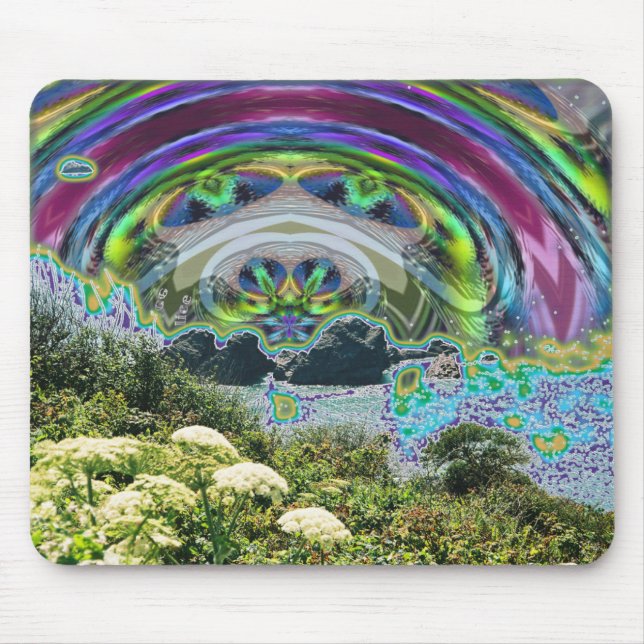 California's North Coast at Sunset Mousepad (Front)