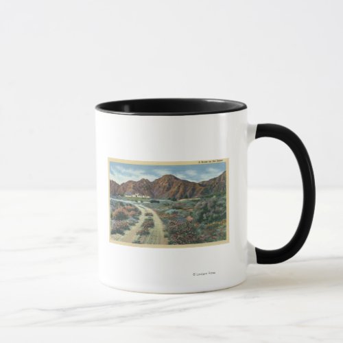 CaliforniaScenic Desert View of Residence Mug