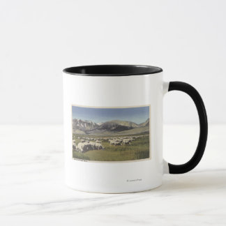 CaliforniaSheep Grazing in the High Sierra Mug