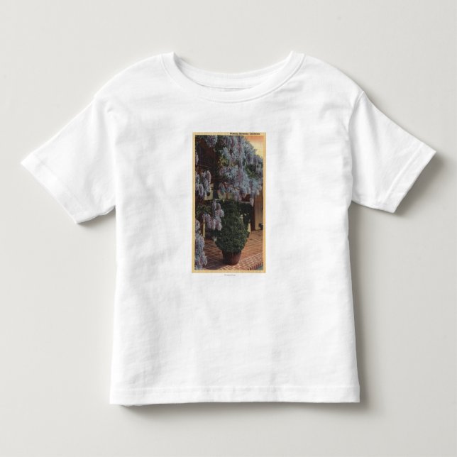 CaliforniaWisteria Plant in Bloom Toddler T-shirt (Front)