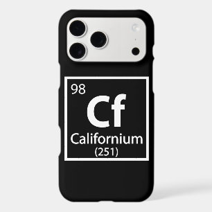 Californium - California Science Periodic Table iPhone 17 Pro Max Case