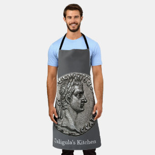 Caligula Roman Emperor 🏛️ Gaius Caesar Old Coin Apron