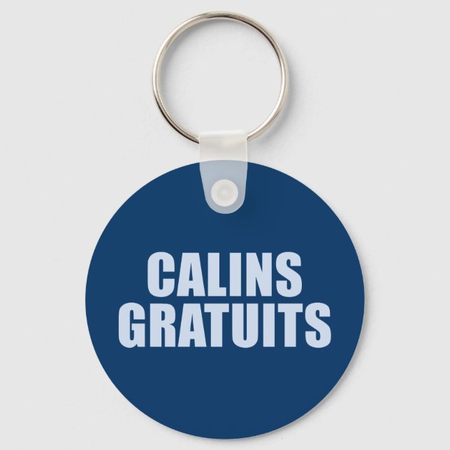 Calins Gratuits Keychain (Front)