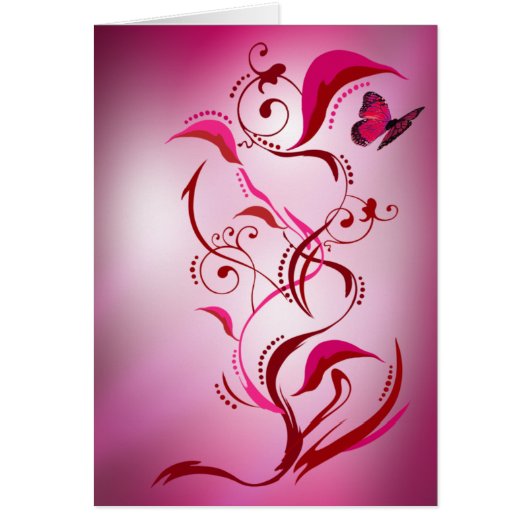 Caliope Card (Red/Pink) (Front)