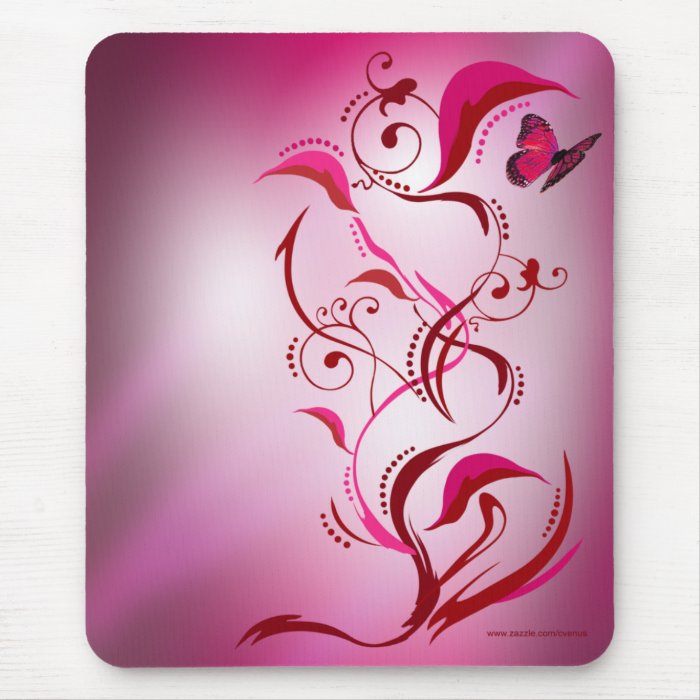 Caliope Mousepad (Red/Pink)