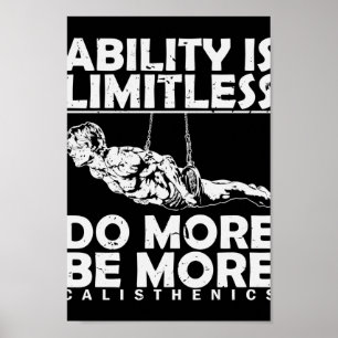 Calisthenics Bodykult "Do More, Be More" Poster