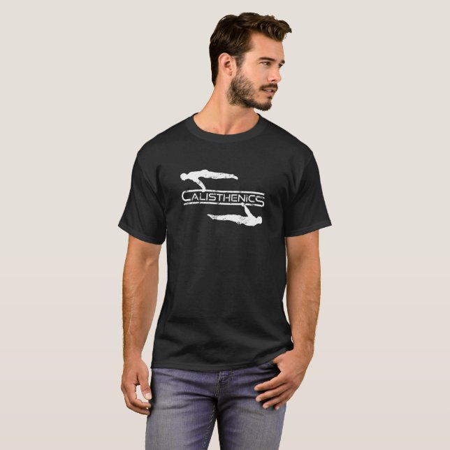 Calisthenics Front Lever Planche Street Workout T-Shirt Zazzle
