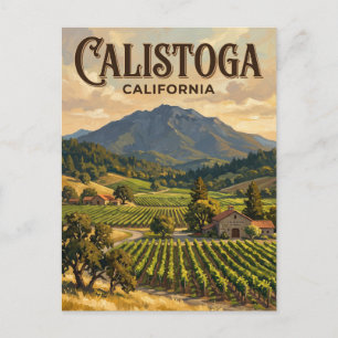 Calistoga California Postcard