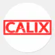 Calix Stamp Classic Round Sticker | Zazzle