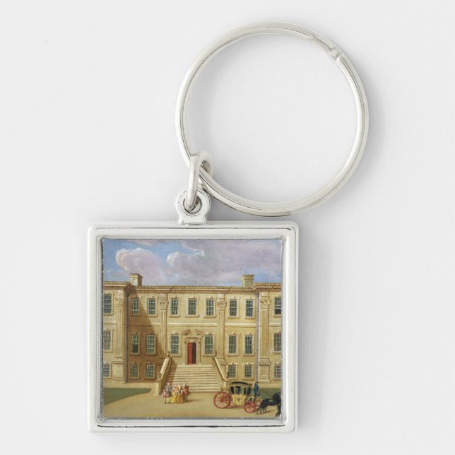 Calke Hall, Derbyshire, the Seat of Sir Henry Harp Keychain (Front)