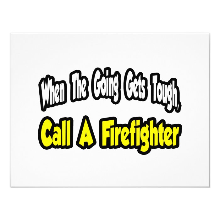 Call a Firefighter Invitation
