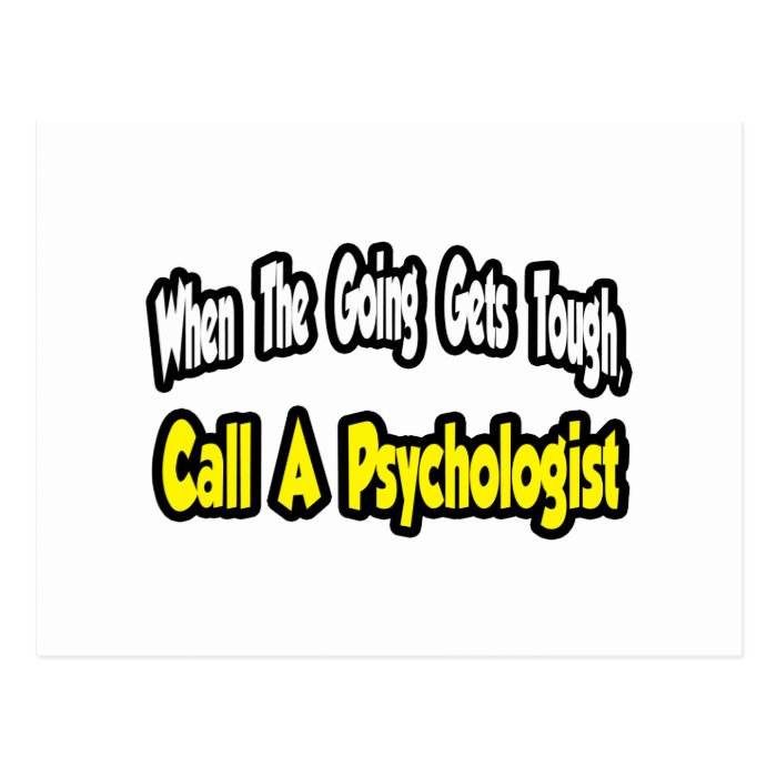 Call a Psychologist Post Card