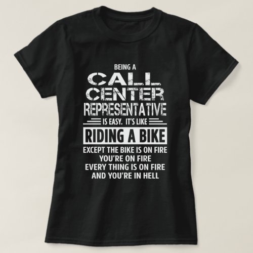 Call Center Representative T_Shirt