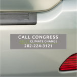 Call Congress About Climate Change Car Magnet at Zazzle