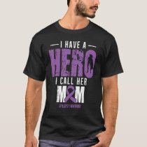 Call Her Mom Epilepsy Awareness Supporter Ribbon T-Shirt