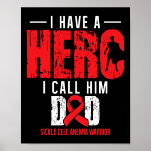 Call Him Dad- Sickle Cell Anemia Awareness Support Poster