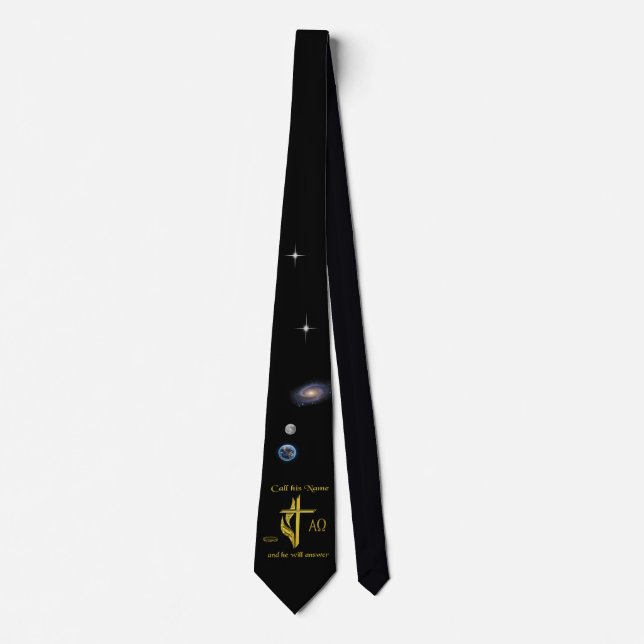 Call his name neck tie (Front)