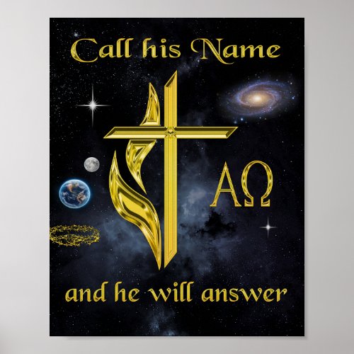 Call his name poster