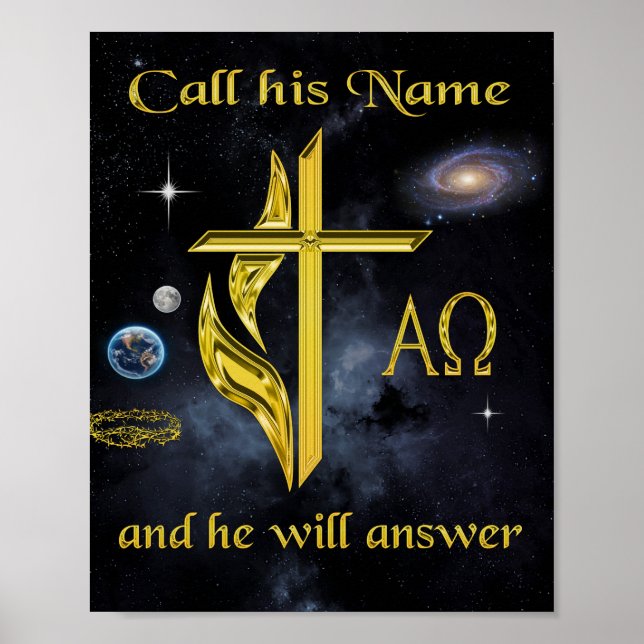 Call his name poster (Front)