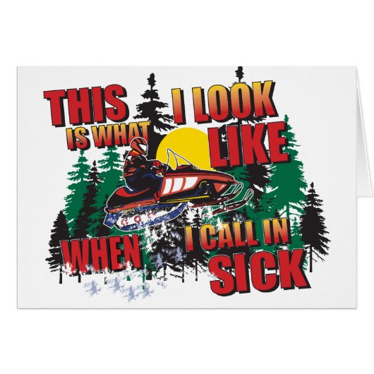 CALL-IN-SICK CARDS (Front Horizontal)