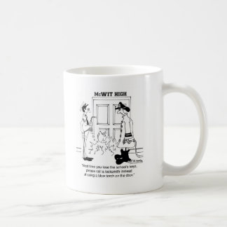 Call Locksmith, Don't Use a Blow Torch Coffee Mug