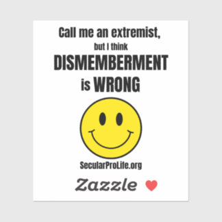 Call me an extremist sticker