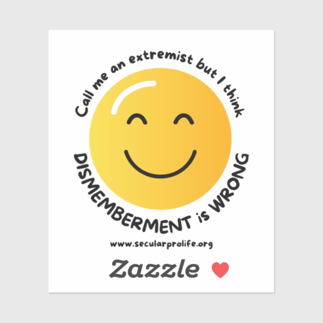 Call me an extremist sticker (Sheet)