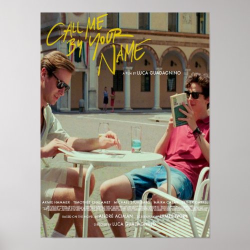 Call Me By Your Name alternate film Poster