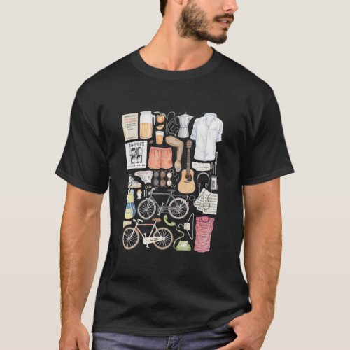 Call Me By Your Name Minimal Illustration Painting T_Shirt