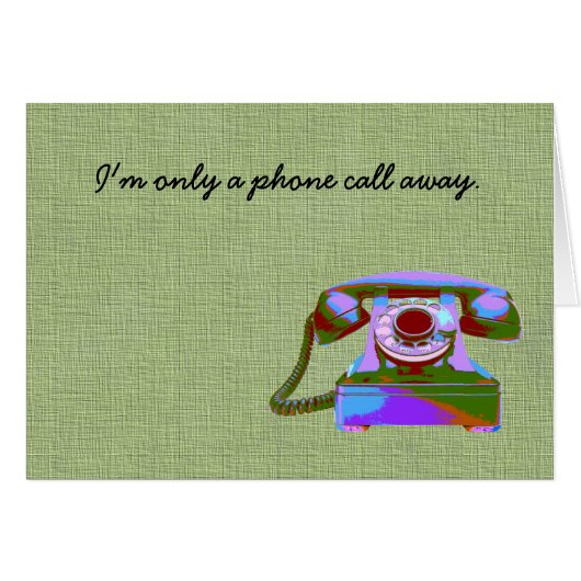 Call Me! Cards (Front Horizontal)