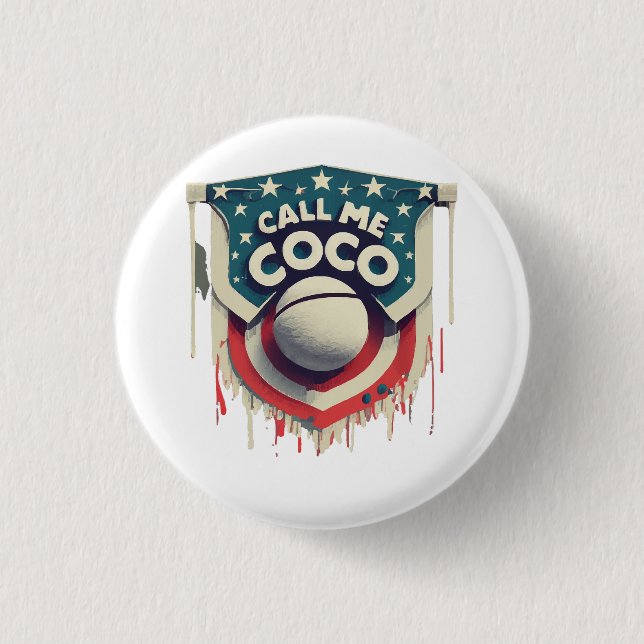 Call Me Coco Call Me Champion Button (Front)