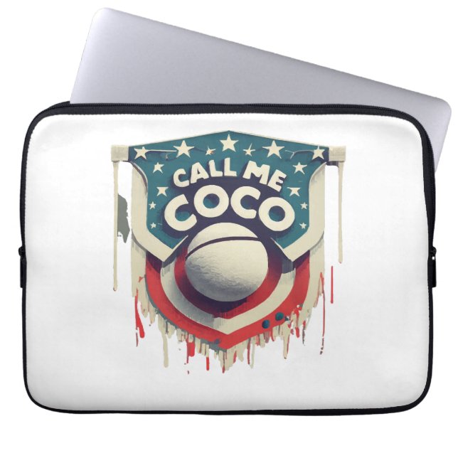 Call Me Coco Call Me Champion Laptop Sleeve (Front)