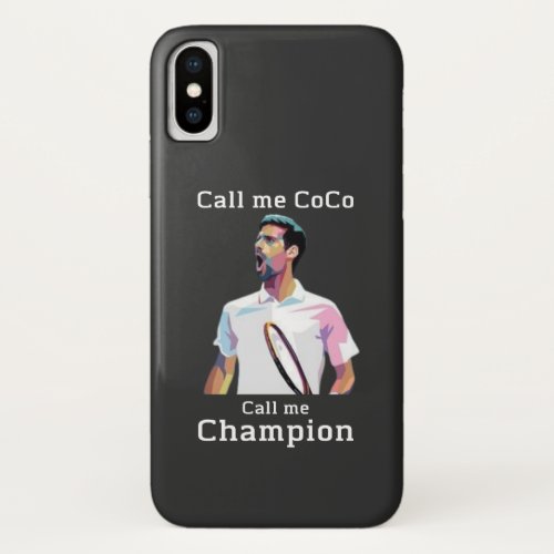 Call me coco Champion iPhone X Case