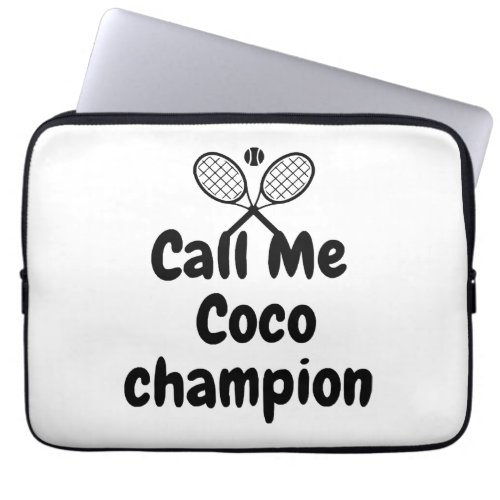 Call me coco champion laptop sleeve