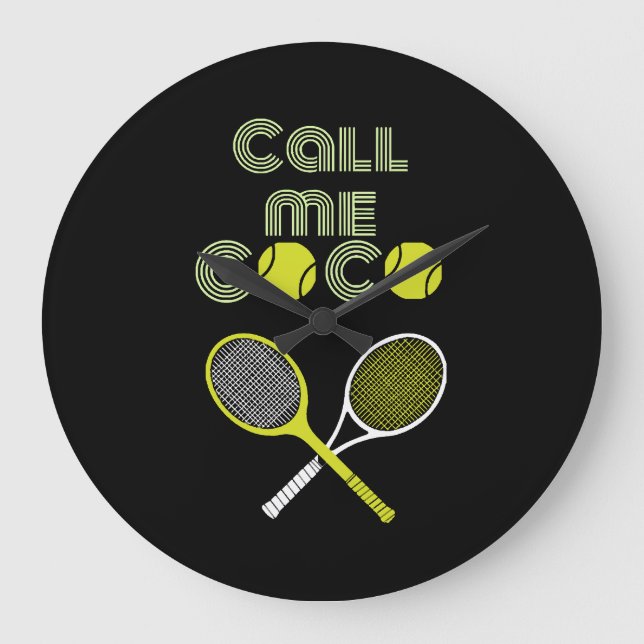 Call me coco large clock (Front)