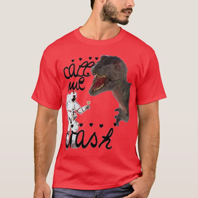Call Me Crash- Boys Shirt(astrodino) T-Shirt (Front)