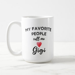 Call Me GIGI Modern Grandmother Trendy Nickname Coffee Mug